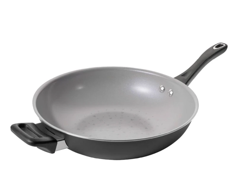 Image of Disney Mickey Mono Non-stick Wok, 30cm Black
