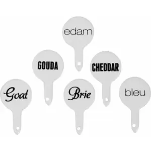 Image of Pun & Games Cheese Markers - Set of 6 - Premier Housewares