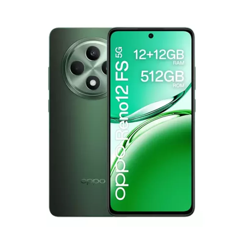 Image of OPPO Reno12 FS 5G - 512GB, Black Green, Black,Green 6932169351782