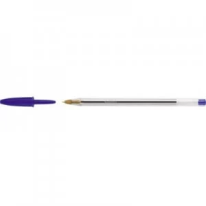 Image of BIC Disposable ballpoint pen Cristal Blue 0.4mm indelible/no VOCs: Yes 8373609