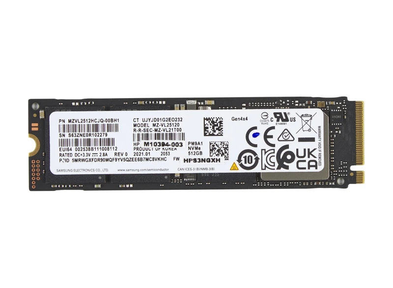 Image of HP 512GB PCIe-4x4 NVMe Solid State Drive