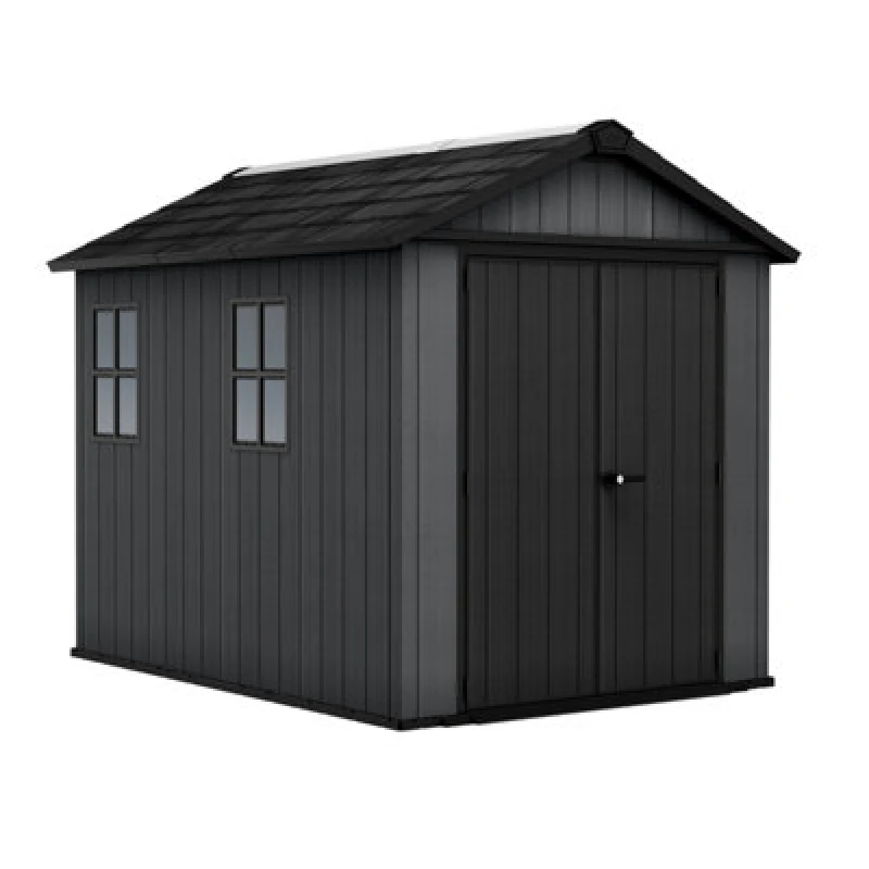 Image of Keter Newton Plus Shed 7.5x9ft Grey KET260265 TBK85080 TBK85080