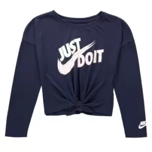 Image of Nike Ls Jdi Tee IG14 - Blue