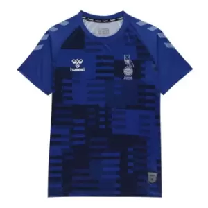 Image of Hummel Oldham Athletic FC Replica Shirt Junior Boys - Blue