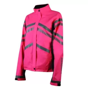 Image of Weatherbeeta Unisex Adult Reflective Lightweight Waterproof Jacket (M) (Hi Vis Pink)
