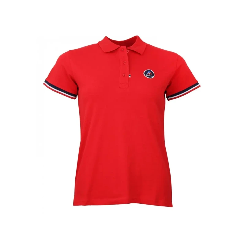 Image of Womens polo shirt Peak Mountain Abeca Rouge Female L