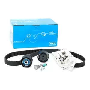 Image of SKF Water Pump + Timing Belt Kit FIAT,PEUGEOT,CITROEN VKMC 03246 71771590,051660,0516A4 081696,0816A9,082962,083028,083031,083063,1201C4,1609402380