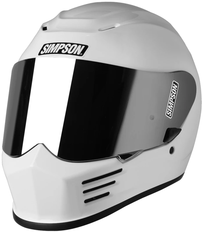 Image of Simpson ECE22.06 Speed White Full Face Helmet Size M