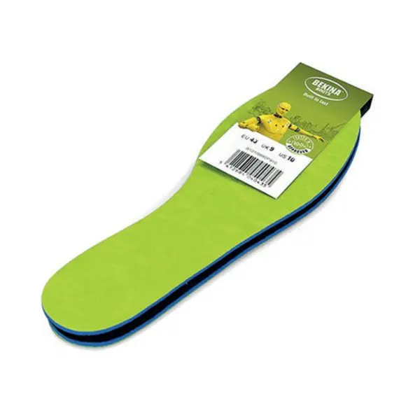 Image of Steplite Bekina Steplite Easygrip Extra Thick Felt Washable Insole (Pack of 5) Green 13 BNE00113