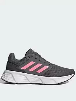 Image of adidas Galaxy 6, Grey/Pink, Size 7, Women