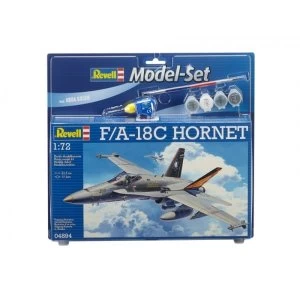 Image of F/A-18C Hornet 1:72 Revell Model Set