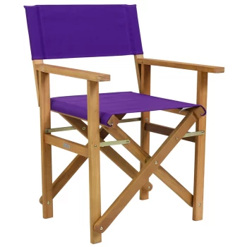 Image of Charles Bentley Directors Chair - Plum
