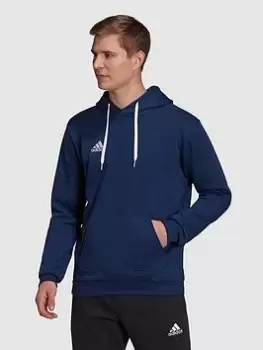 Image of adidas Entrada 22 Training Hoodie - Navy, Size S, Men