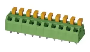 Image of Phoenix Contact SPTAF 1/ 2-5.0-LL 2-pin PCB Terminal Block, 5mm Pitch 2 Rows