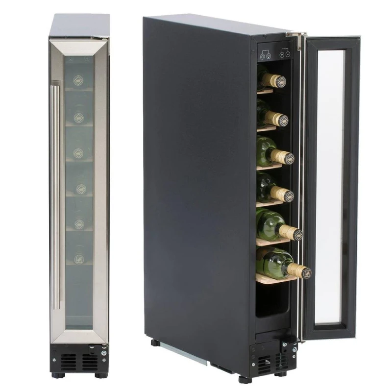 Image of SIA 22L Undercounter Wine Cooler Fridge - WC15SS Silver