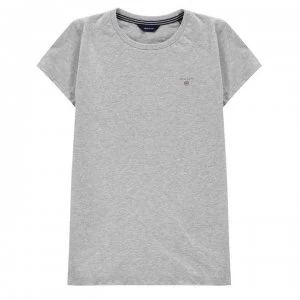 Image of Gant Gant Logo T Shirt - Grey 094