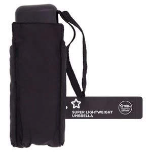 Image of Superdrug Super Lightweight Black Umbrella
