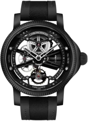 Image of Chronoswiss Watch SkelTec Pitch Black Limited Edition