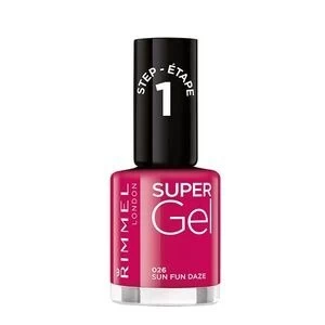 Image of Rimmel Super Gel Nail Polish Sun Fun Daze 26 Pink