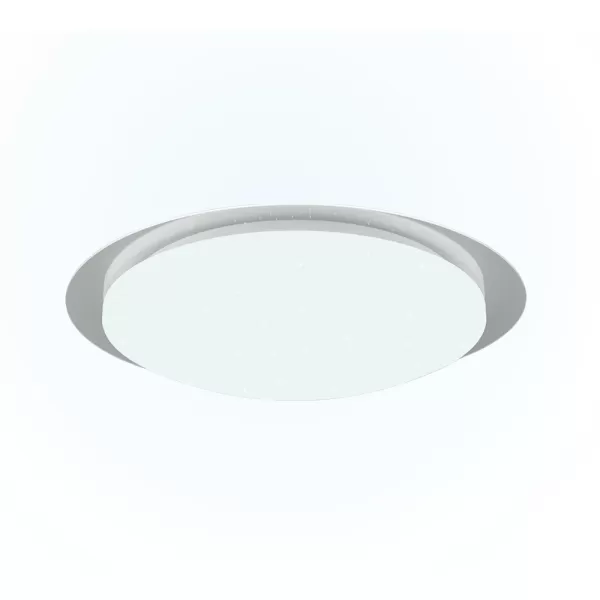 Image of Frodeno Modern RGBW LED 48cm Bathroom Ceiling Light White 4000K IP44 Remote control