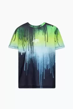 Image of Gradient Drips Mini Script T-Shirt