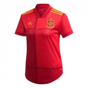 Image of adidas Spain Home Shirt 2020 Ladies - Red