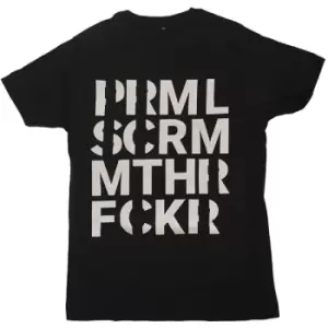 Image of Primal Scream - Muthafucka Unisex X-Small T-Shirt - Black