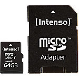 Image of Intenso 64GB MicroSDXC Memory Card