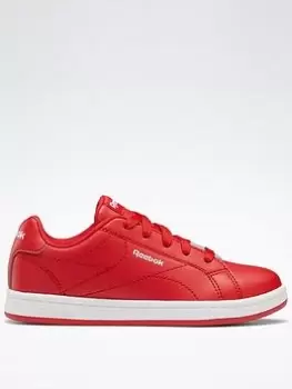 Image of Reebok Royal Complete Cln 2 Shoes, Red/White, Size 1 Older
