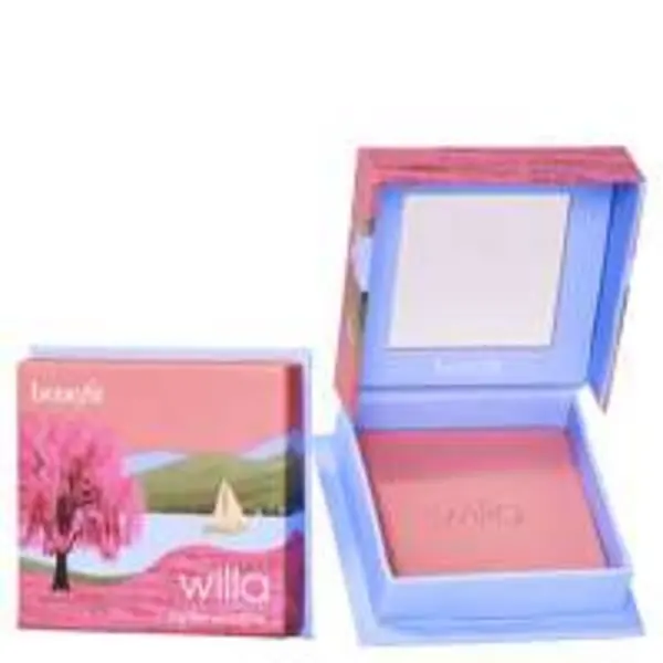 Image of benefit WANDERful World Blush Mini Willa Soft Neutral-Rose Powder Blusher Mini 2.5g