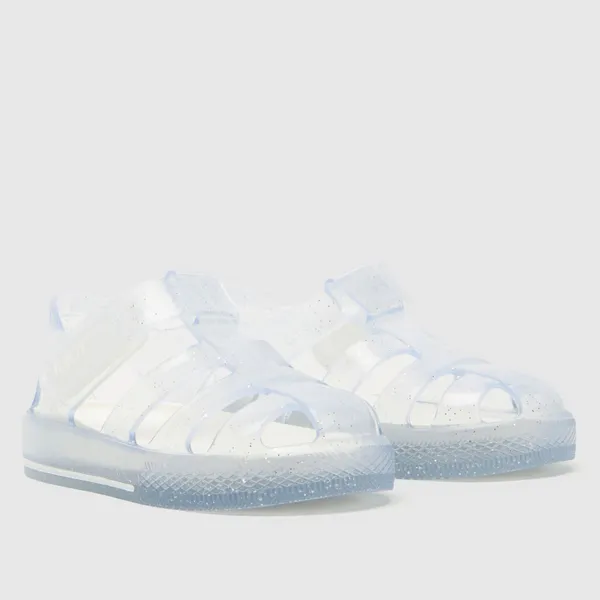 Image of Igor silver star glitter Girls Junior sandals Silver UK 11 (EU 29)