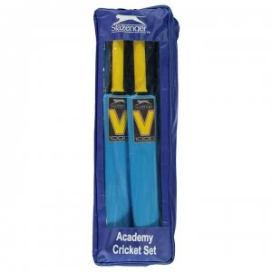 Image of Slazenger Academy Plastic Cricket Set - Blue