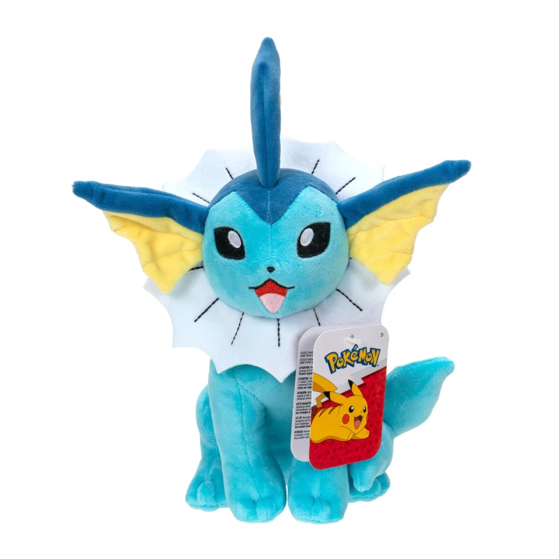 Image of Pokemon Pokemon 8" Vaporeon Plush Plushes One Size White 41828090000