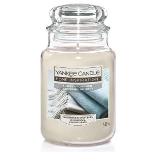 Image of Yankee Candle Home Inspiration Luxurious Cashmere Scented Candle 411g