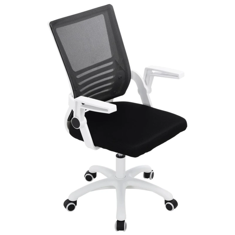 Image of Kabinet UK Office Desk Mesh Swivel Chair Black White unisex One size