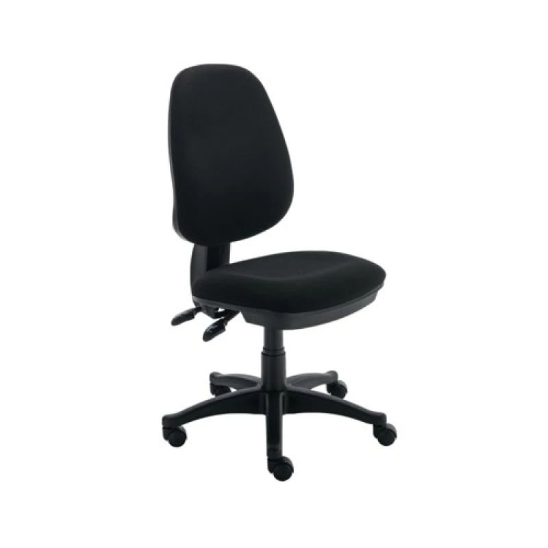 Image of Astin Nesta Operator Chair 2 Lever Upholstered 590x900x1050mm Black KF77707