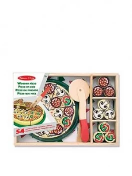 Image of Melissa and Doug Wooden Pizza.