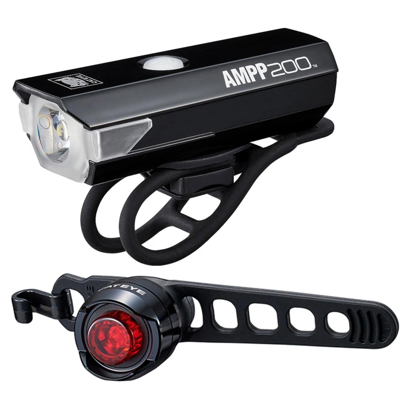 Image of Cateye AMPP 200 and Orb Rechargeable Light Set NO SIZE NO COLOUR