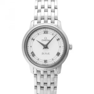 Image of De Ville Prestige Quartz 27.4mm Silver Dial Steel Ladies Watch