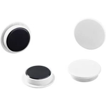 Image of Durable Magnet 475302 (Ø) 32mm Round White 1 Set 475302