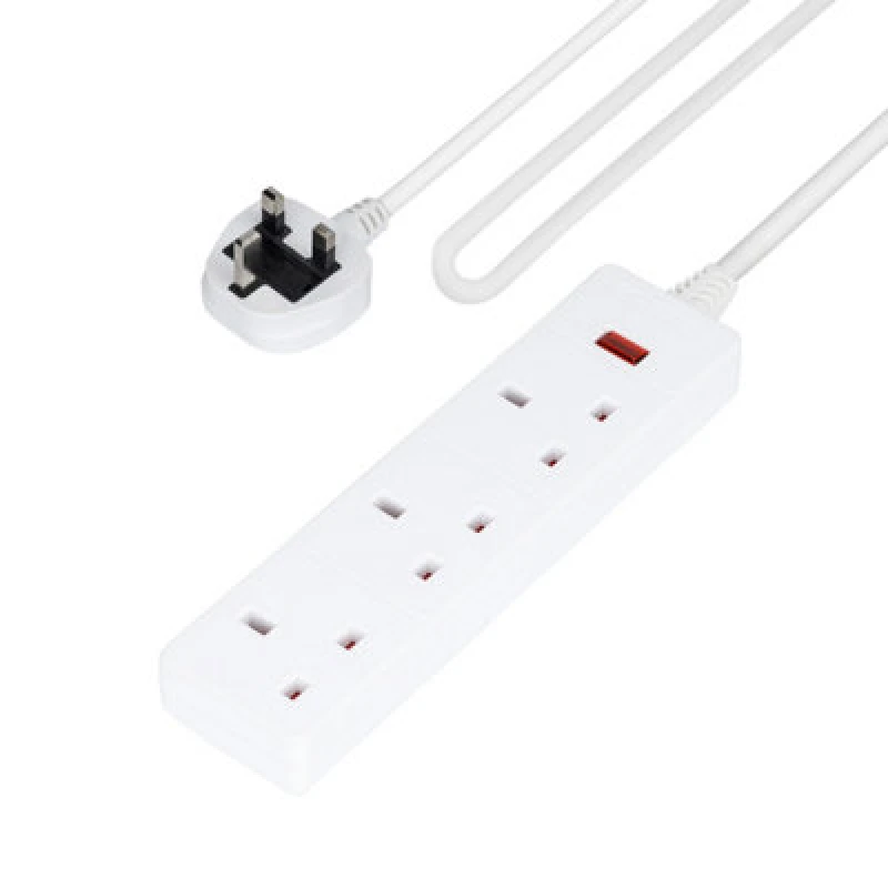 Image of Geepas 3 Gang Extension Lead, 3M Cable Indicator Light