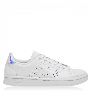 Image of adidas Advantage Womens Trainers - Wht/Iridescent
