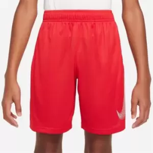 Image of Nike Dri-Fit Hybrid Shorts Junior Boys - Red