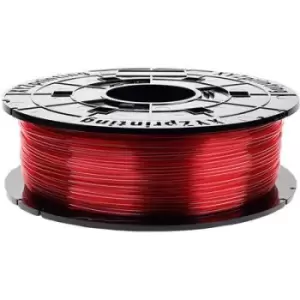 Image of XYZprinting RFPETXEU01G RFPETXEU01G Filament PETG weatherproof, UV-resistant 1.75mm 600g Red (transparent)
