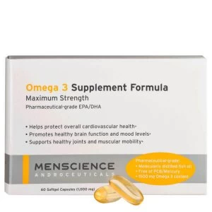Image of Menscience Omega 3 Supplements 60 caps