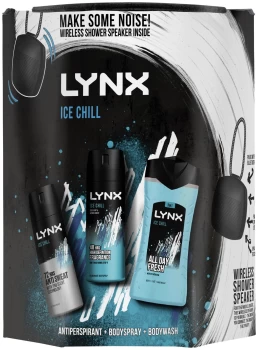 Image of Lynx Ice Chill Trio & Shower Speaker Gift Set