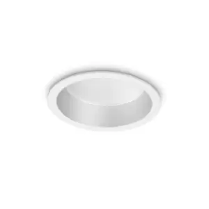 Image of Deep Integrated LED Indoor 10W Recessed Downlight Lamp White 3000K
