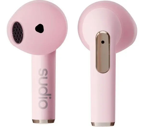 Image of SUDIO N2 Wireless Bluetooth Noise Cancelling Earbuds - Pink 7350071386804