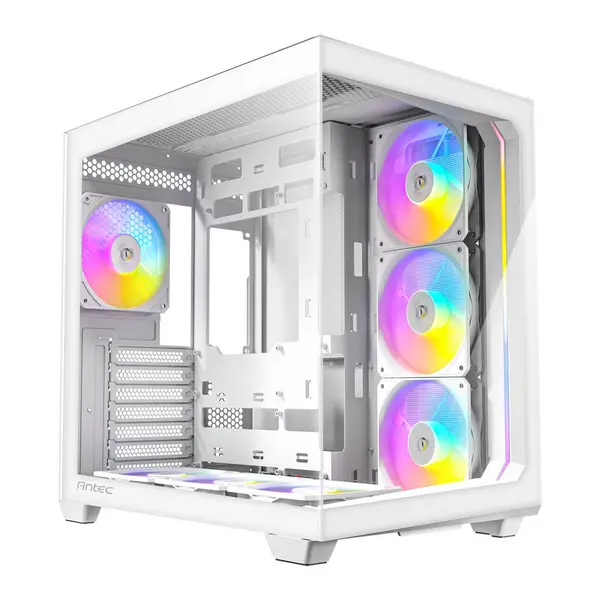 Image of Antec Constellation C5 Dual Chamber ARGB Full Tower PC Gaming Case - White - 0-761345-10033-5
