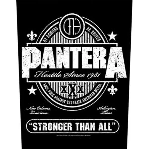 Image of Pantera - Stronger That All Back Patch